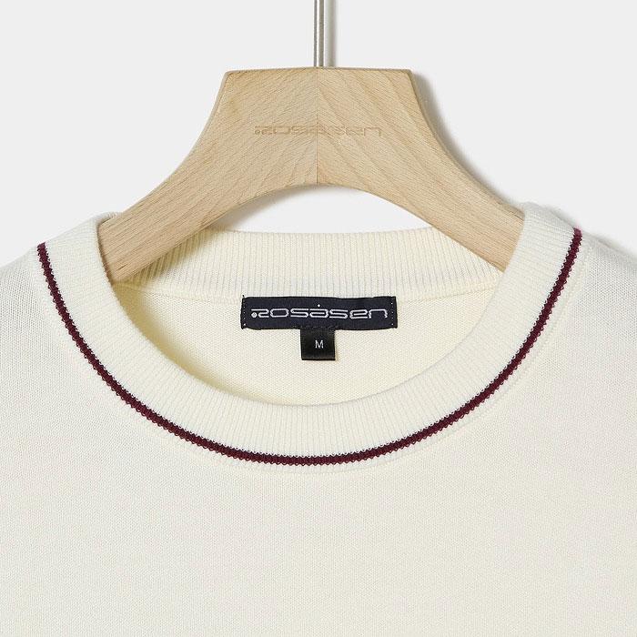 ロサーセン ゴルフ コットンハイゲージ ニット 044-12912 ゴルフウェア トップス 2024年秋冬モデル Rosasen GOLF Rosasen（ロサーセン） ゴルフ コットンハイゲージ ニット 044-12912