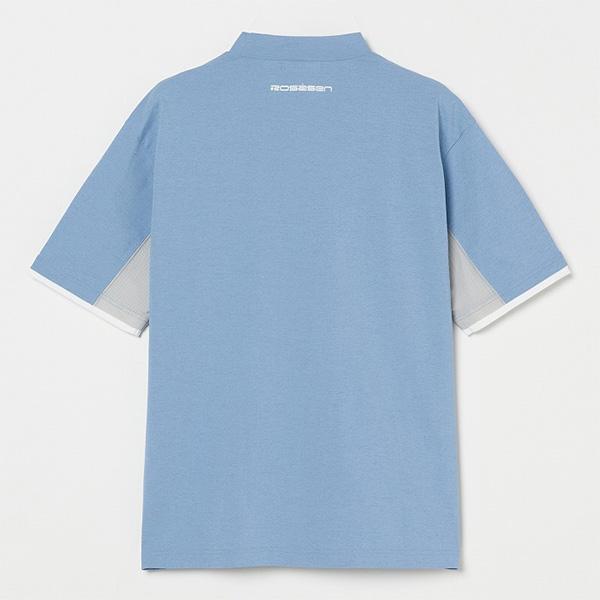 Rosasen ロサーセン 半袖 モックネックシャツ ソロナ天竺 メンズ