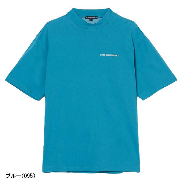 Rosasen（ロサーセン） 半袖 モックネックシャツ クール天竺 メンズ
