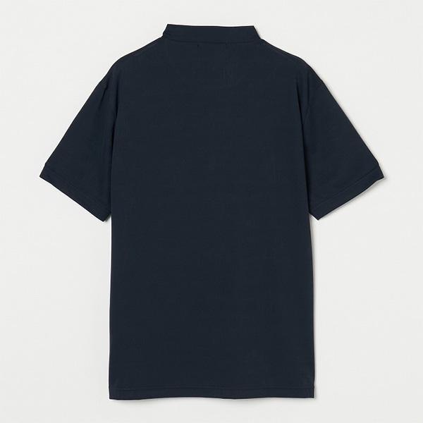 Rosasen ロサーセン 半袖 モックネックシャツ メッシュ