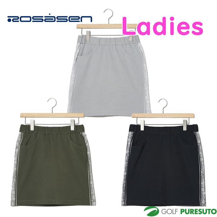 Rosasen 在庫処分 レディース ロサーセン ゴルフ スカート ジャカード 
