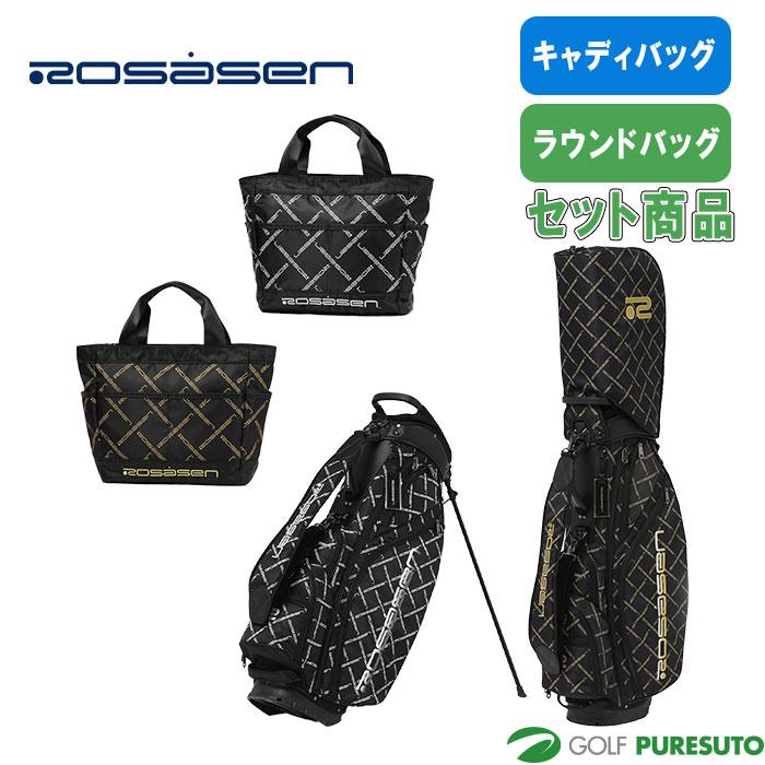 美品！Rosasen ロサーセン キャディバッグ スタンド付き　5分割　9型 Rosasen ロサーセン 046-14801 オックス 軽量スタンド キャディ
