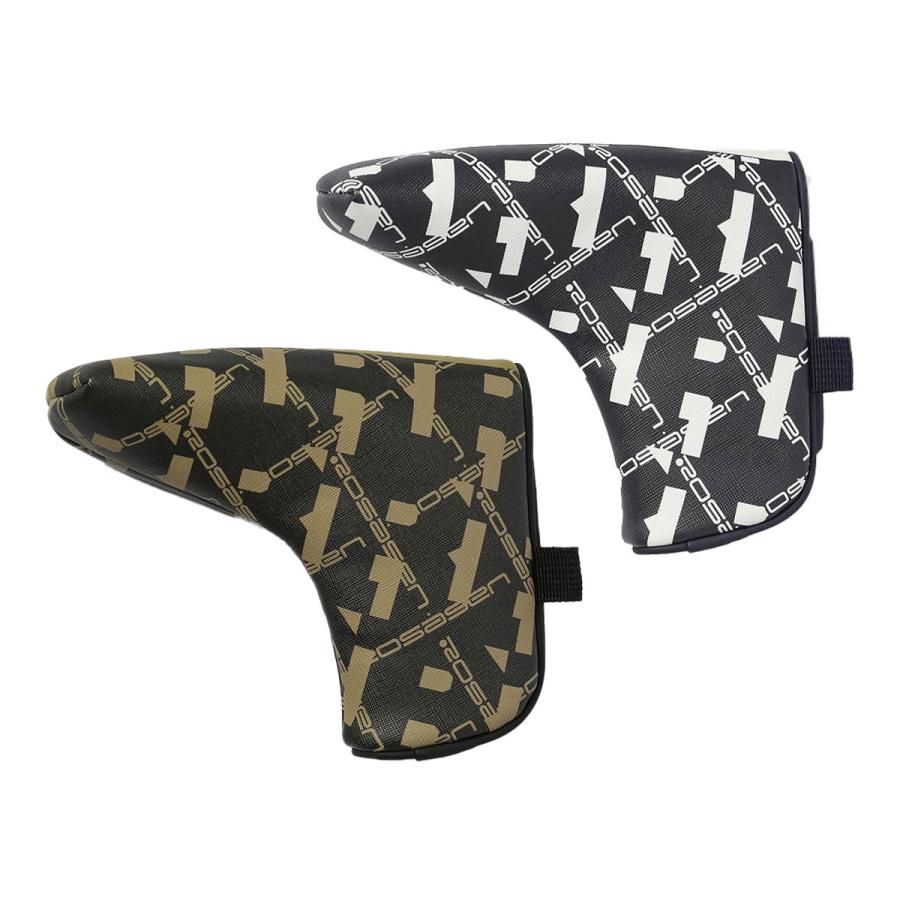 ❤️新品未使用　ロゴカメリアドット総柄 ロサーセン モノグラム カレッジロゴ ピン型 パターカバー 046