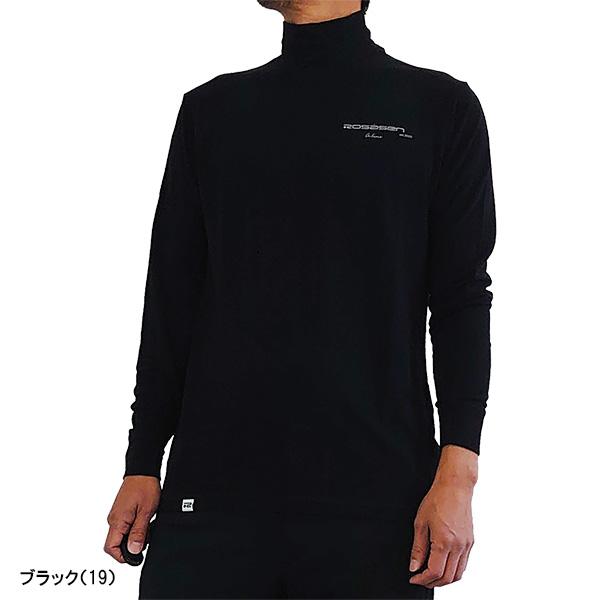 ロサーセン 長袖 ハイネックシャツ A-Line ストレッチ インター メンズ 047-22011 ゴルフウェア 2024年秋冬モデル ROSASEN 秋冬ウェア Rosasen（ロサーセン） 長袖 ハイネックシャツ A-Line ストレッチ