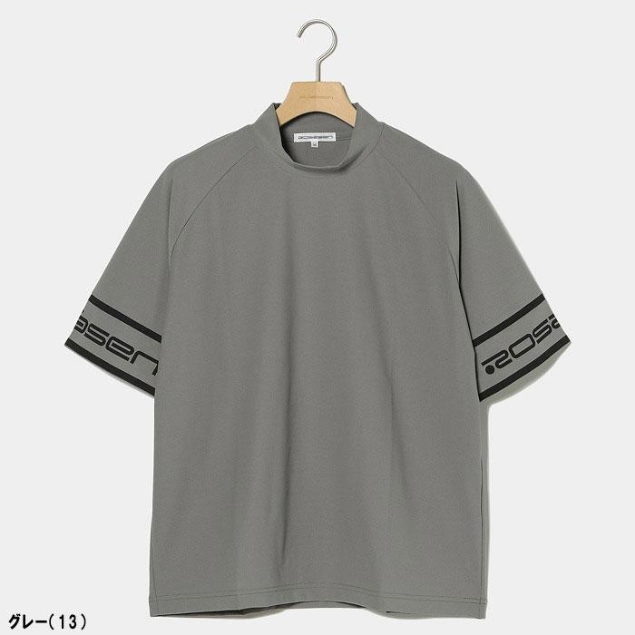 ロサーセン A-Line モックネック ロゴ Tシャツ 047-28443 ゴルフウェア｜puresuto｜05