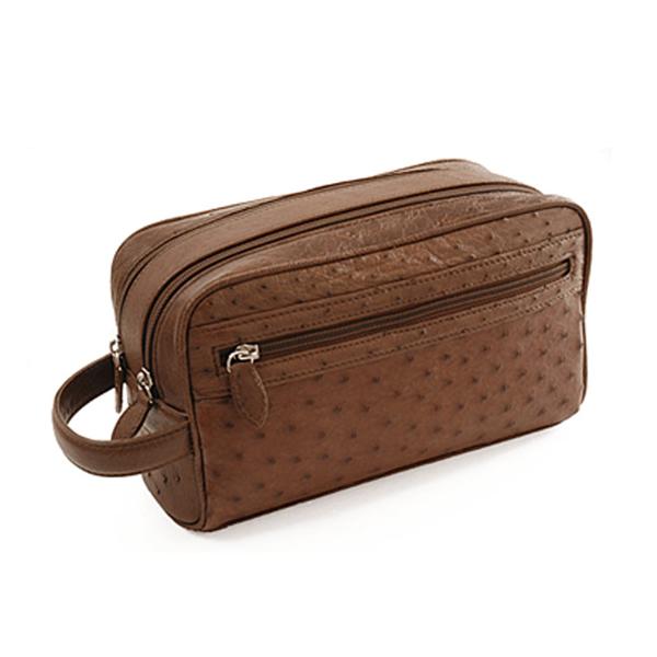 オーストリッチ Wファスナーセカンドメンズバッグ (No.9509)【■SAN■】 おしゃれ オーストリッチ Wファスナーセカンドメンズバッグ (No.9509)【□SAN