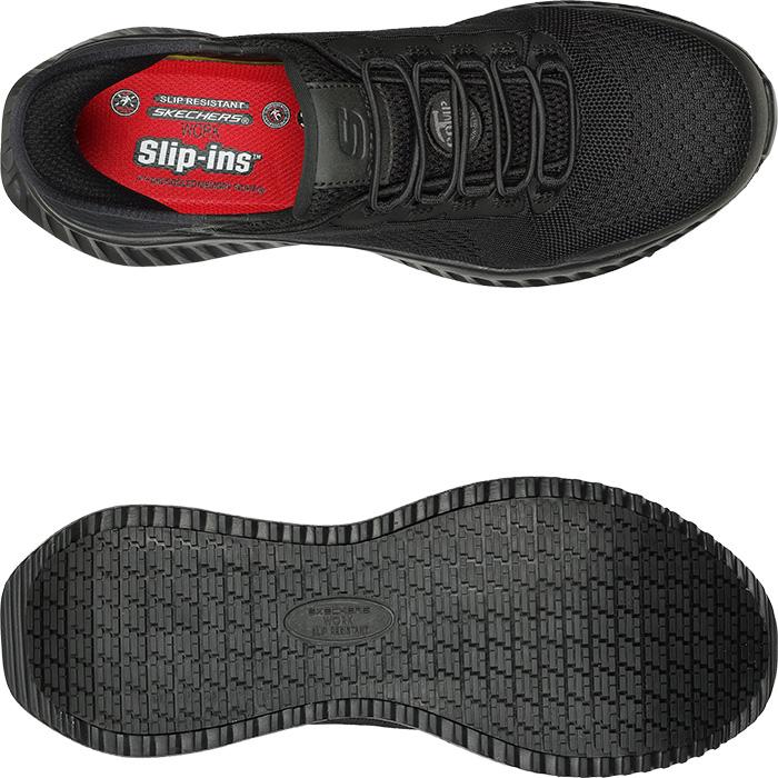 SKECHERS（スケッチャーズ） ワークシューズ スニーカー スリッポン