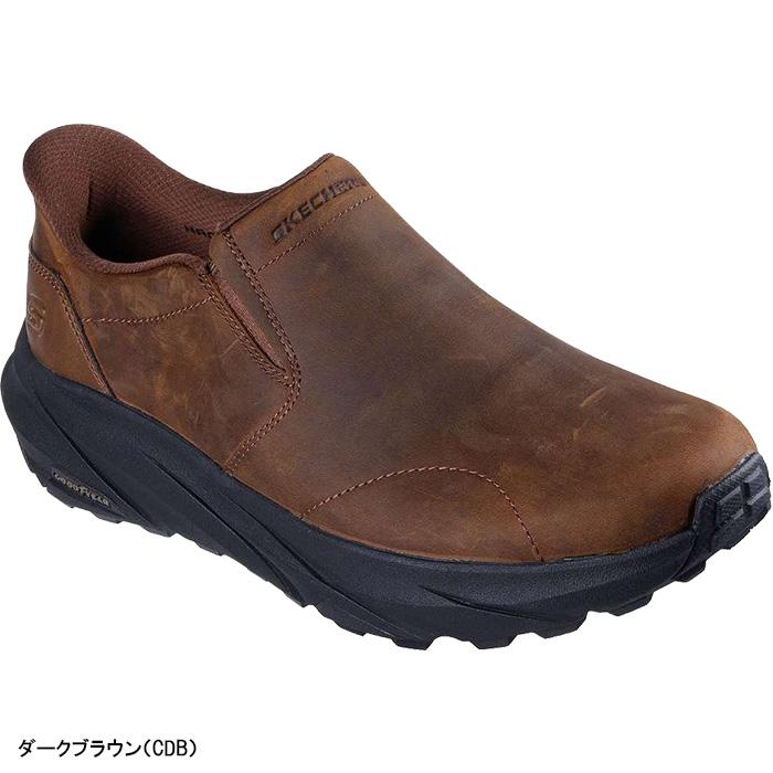 SKECHERS（スケッチャーズ） スニーカー レザー スリッポン スリップ
