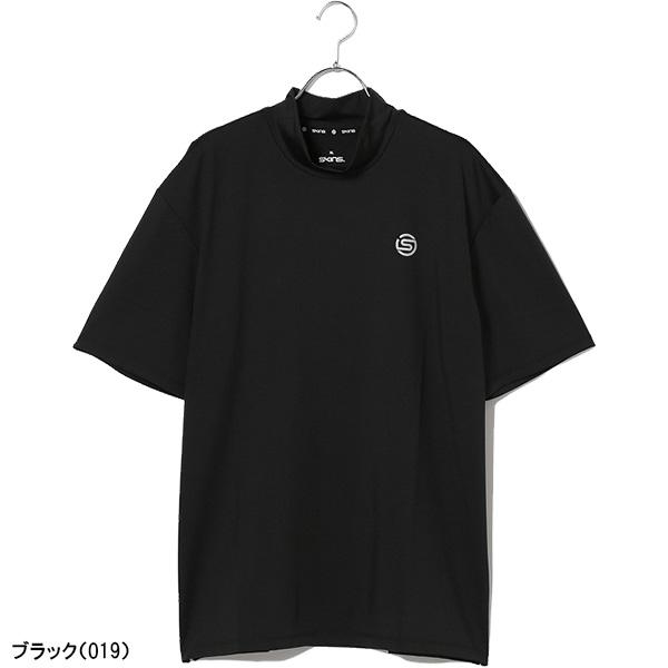 SKINS（スキンズ） 半袖 モックネックシャツ GOLF バックリフレクト