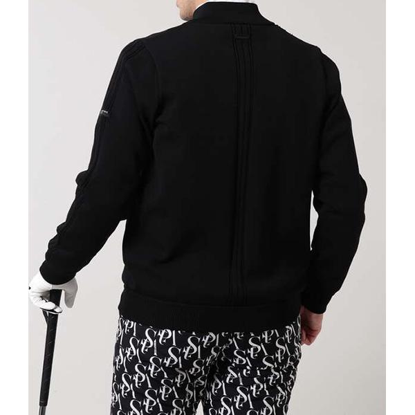 セント・アンドリュース 長袖 フルジップ 天竺×ケーブル裏地付きニットブルゾン メンズ 042-2272151 アウター ゴルフウェア 0422272151 秋冬ウェア 