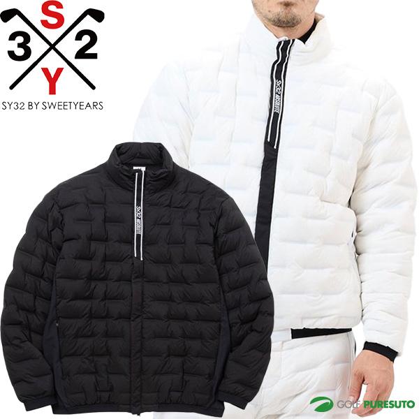 SY32 by SWEET YEARS 長袖 フルジップ ダウンジャケット コネクテッド  