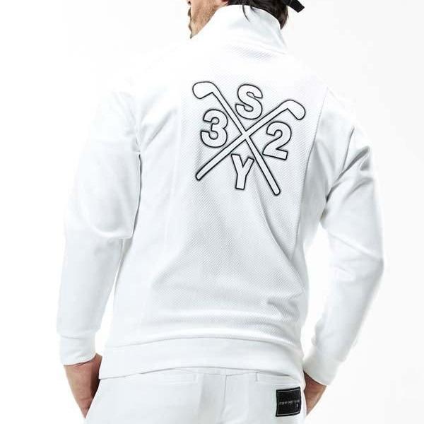 sy32 ゴルフジャケット　SPIRAL ZIP UP JACKET XLサイズ sy32 ゴルフジャケット SPIRAL ZIP UP JACKET XLサイズ