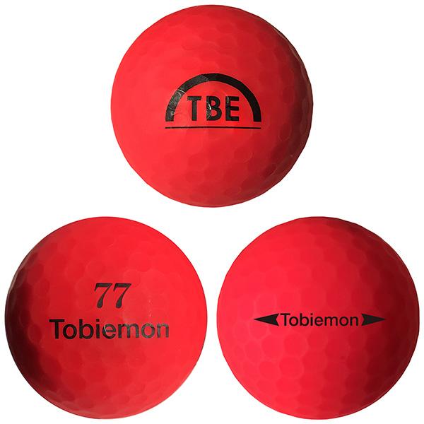 飛衛門（TOBIEMON） 蛍光マットカラーボール メッシュバッグ入り 12球