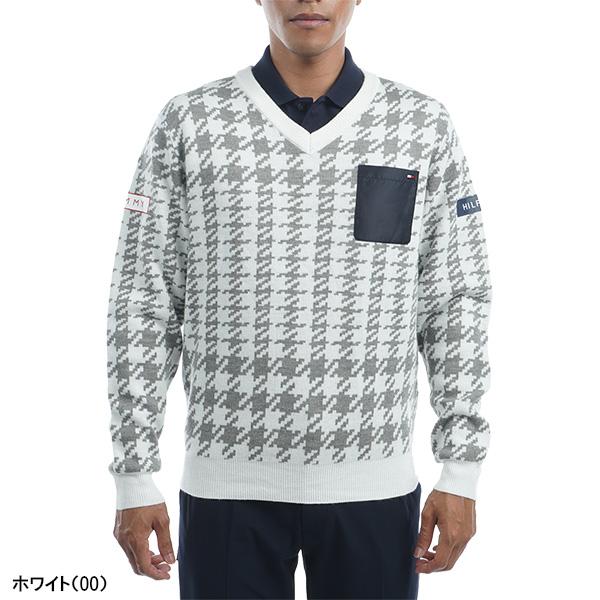 トミーヒルフィガー　ゴルフ　トレーナー　Vネック　プルオーバー　ニット　ウェア TOMMY HILFIGER GOLF（トミー ヒルフィガー ゴルフ） トミー