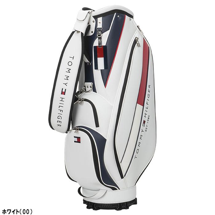 トミーヒルフィガー カート キャディバッグ thmg4sc5 【9.0型】 黒 TOMMY HILFIGER GOLF（トミー ヒルフィガー ゴルフ） トミー