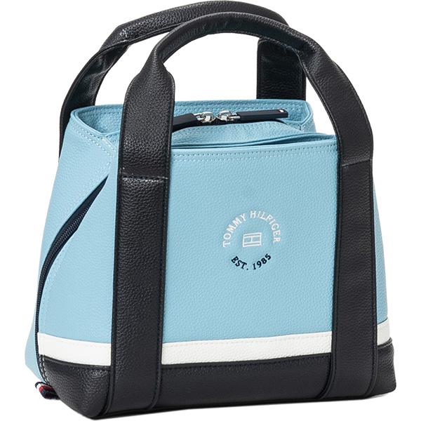 トミーヒルフィガー ゴルフ ラウンドバッグ フラッグロゴ THMG5FT5 2025年秋冬モデル   トミー ヒルフィガー メンズ レディース ユニセックス カートバッグ ミニトート ラウンドトート TOMMY HILFIGER GOLF（トミー ヒルフィガー ゴルフ） トミー