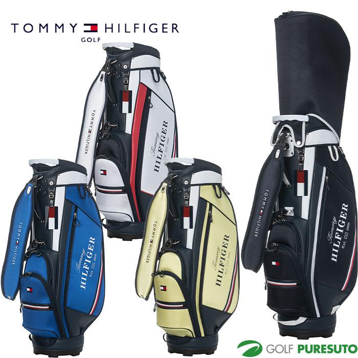 新品 トミーヒルフィガーゴルフ キャディバッグ THMG5SC5 ホワイト TOMMY HILFIGER GOLF トミーヒルフィガー ゴルフ 9.0型