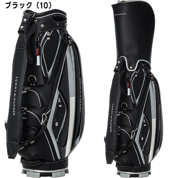 トミーヒルフィガー ゴルフ キャディバッグ 9型【ブラック】新品！ TOMMY HILFIGER GOLF（トミー ヒルフィガー ゴルフ） トミー