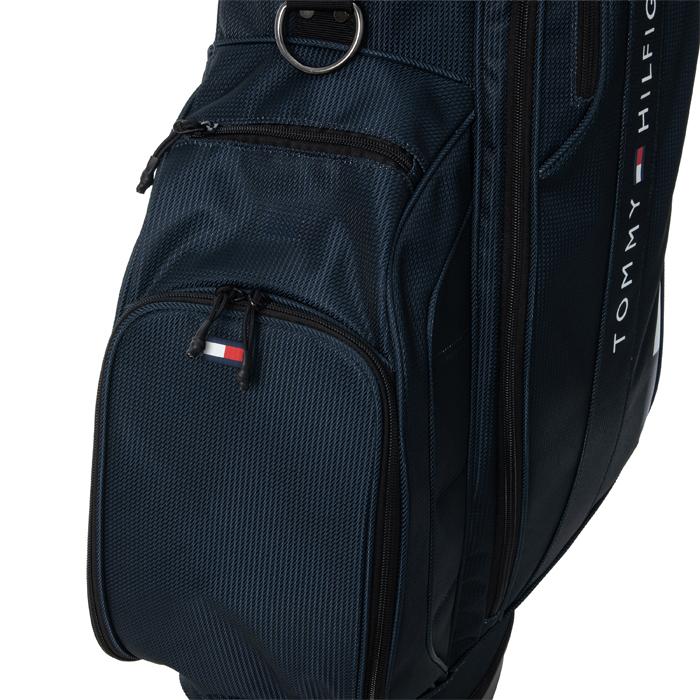 トミーヒルフィガー スタンドキャディバッグ【9.0型】ネイビーthmg6sc8 TOMMY HILFIGER GOLF（トミー ヒルフィガー ゴルフ） トミー