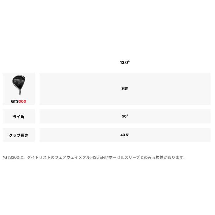 Titleist（タイトリスト） GTS300 ミニドライバー Tensei 1K BLUE 65