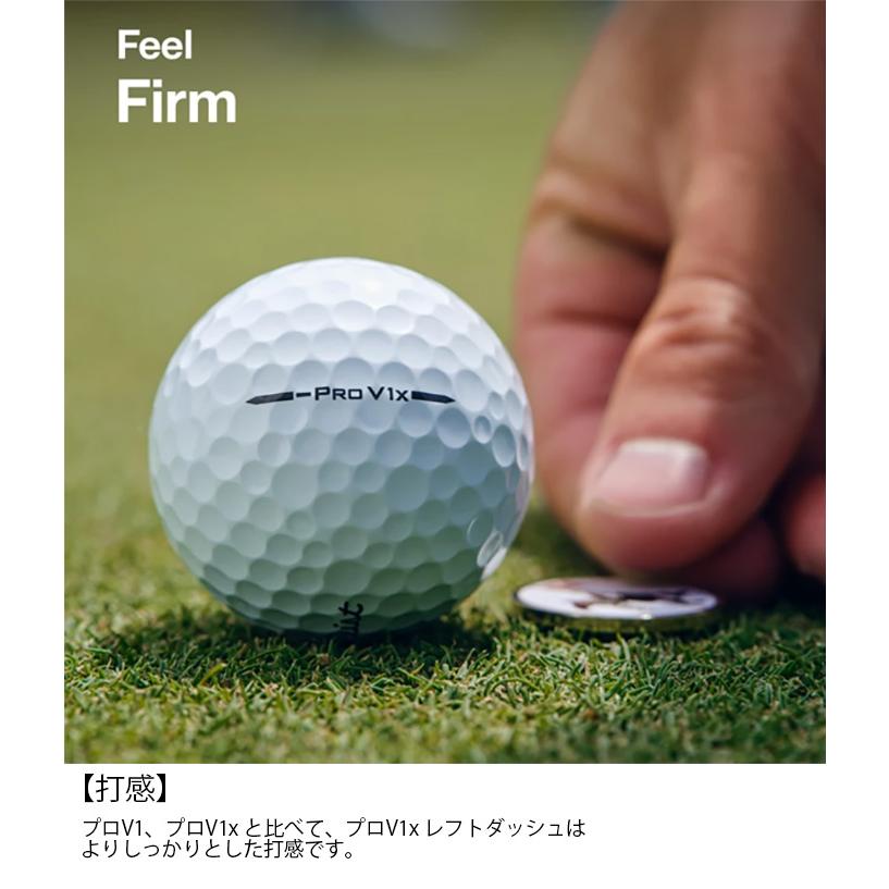 2026モデルTitleist ProV1x レフトダッシュ 白1ダース Titleist Pro V1x Left Dash AIM Enhanced Golf Balls 2026 - Carl's