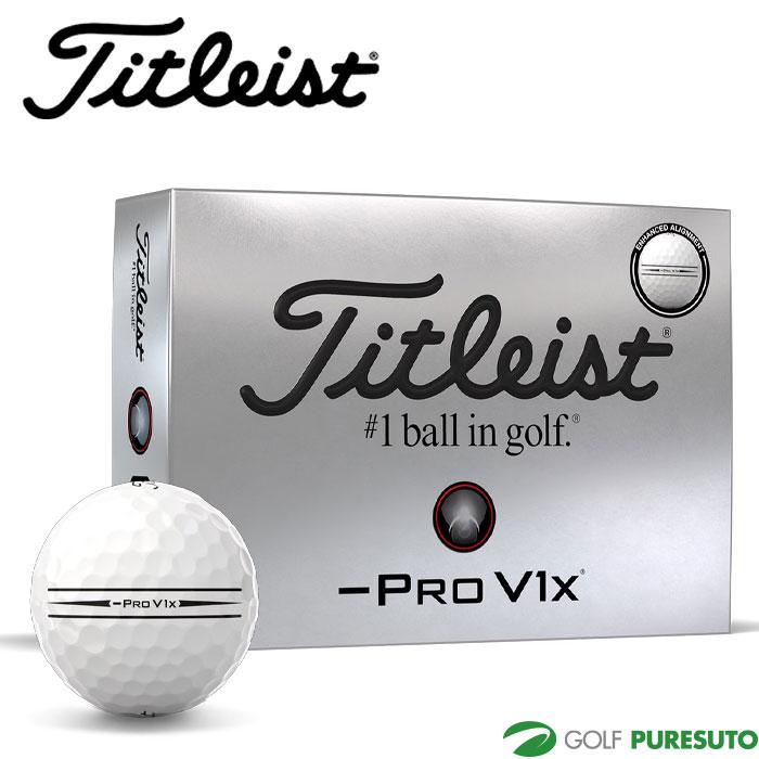 Titleist（タイトリスト） ゴルフボール Titleist Pro V1x Left Dash