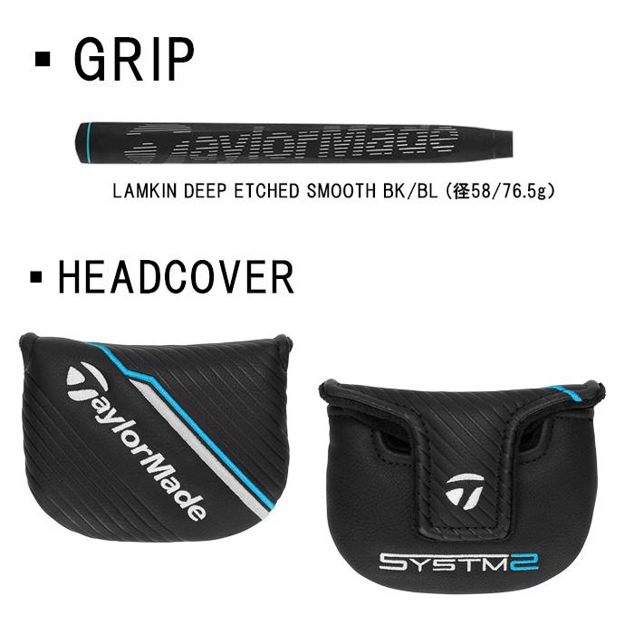 レフティー(左用) テーラーメイド SYSTM2 Bandon 72 パター KBS STEPPED CHROME スチールシャフト 2026年モデル TaylorMade[システムツー バンドン]_5