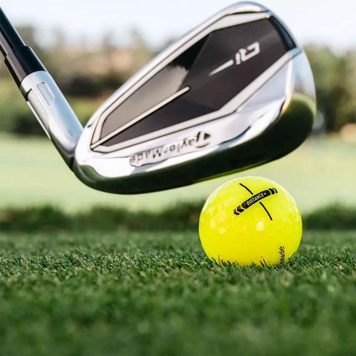 【TaylorMade】 TUNED DISTANCE アスリートスタッフモデル DISTANCE テーラーメイド ゴルフボール ディスタンス+ 1ダース（12球入