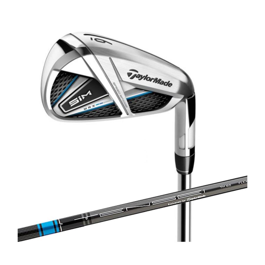 テーラーメイド Taylormade SIM MAX アイアン5本セット #6-PW TENSEI BLUE TM60 カーボンシャフト 日本