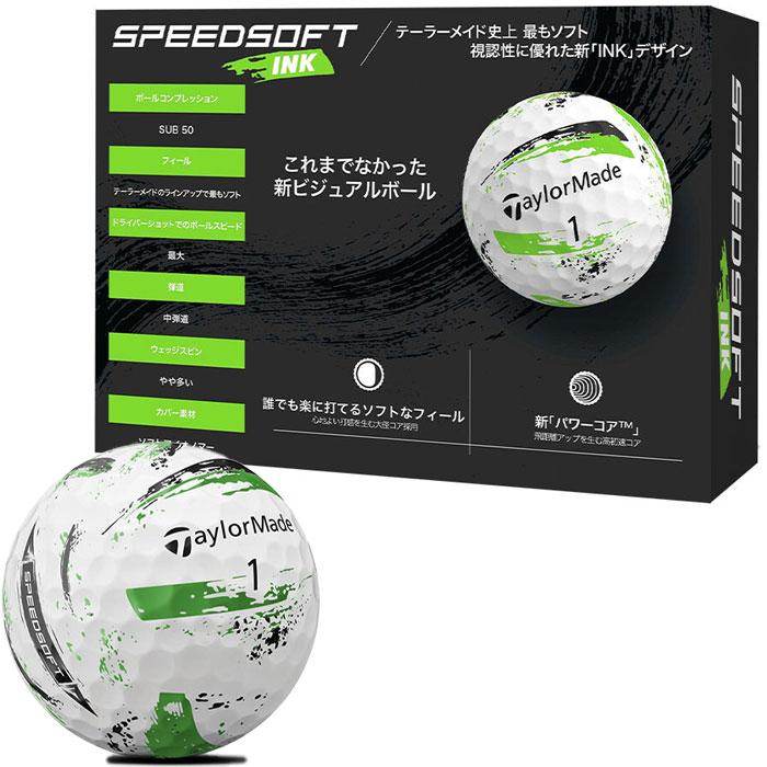 TaylorMade（テーラーメイド） ゴルフボール スピードソフト インク