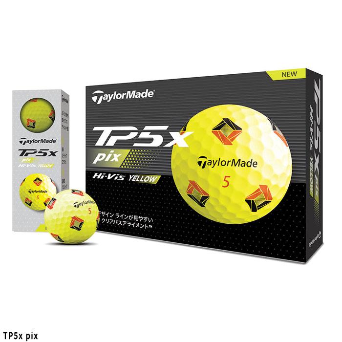 激安本物 テーラーメイド TP5 ゴルフボール 2024 イエロー Pix Pix／TP5x その他
