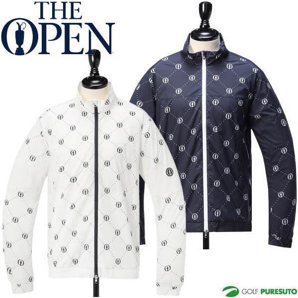 在庫処分 THE OPEN モノグラムプリントジャケット フルジップ メンズ