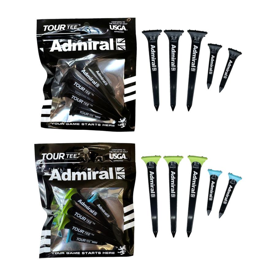 TOUR TEE COMBO アドミラルコラボ 5本 アソートパック ADMG4AET