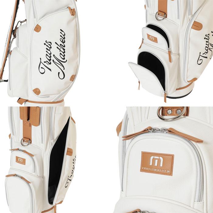 TRAVISMATHEW キャディバッグ ホワイト TRAVISMATHEW トラヴィスマシュー 正規品 CANVAS キャンバス
