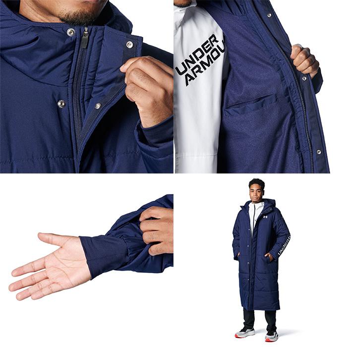 UNDER ARMOUR（アンダーアーマー） 長袖 ベンチコート 中綿 UAロゴ