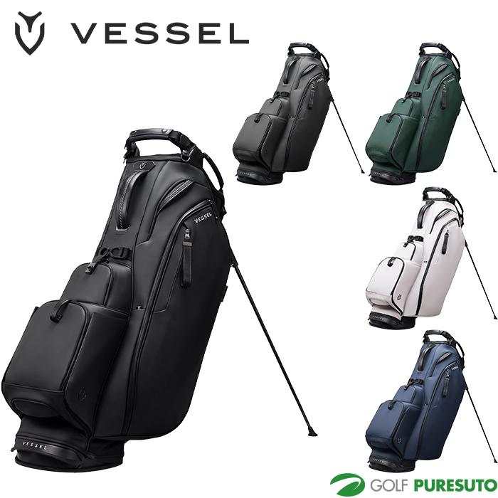 値引き無し！美品！9.5型 VESSEL スタンドキャディバッグ ブラック VESSEL ベゼル 9.5型 スタンド キャディバッグ Player 6.0 Pro