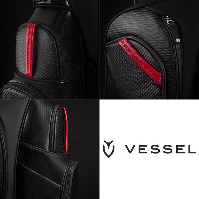 VESSEL ベゼル ゴルフ 9.5型 PLAYER 5.0 PRO STAND スタンド キャディ