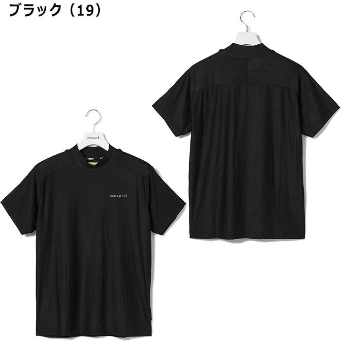 VIVA HEART ビバハート 半袖 モックネック シャツ 2枚セット ビバハート（VIVA HEART）（レディース）ゴルフウェア 吸汗 速乾