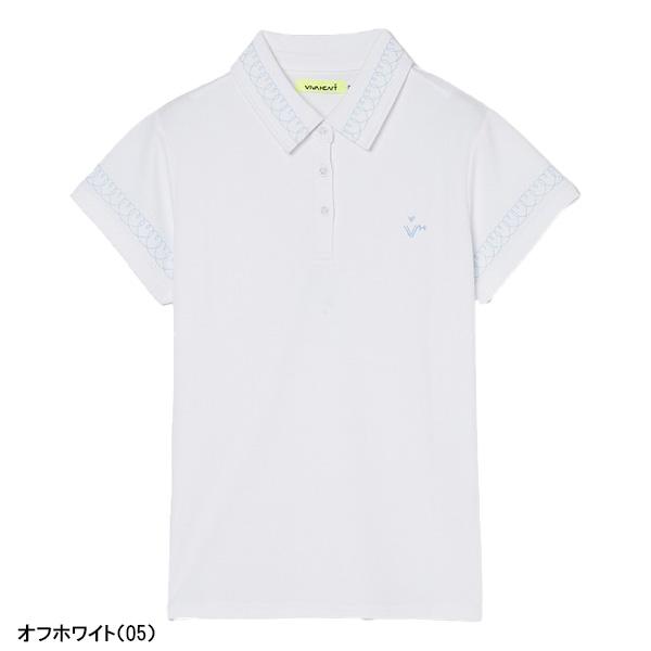 Rosasen（ロサーセン） レディース ビバハート 半袖 ポロシャツ ハート