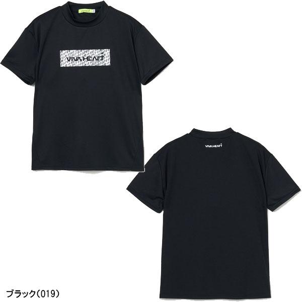 ビバハート　モックネック　半袖シャツ　L VIVA HEART（ビバハート） レディース ゴルフ 半袖 モックネックシャツ