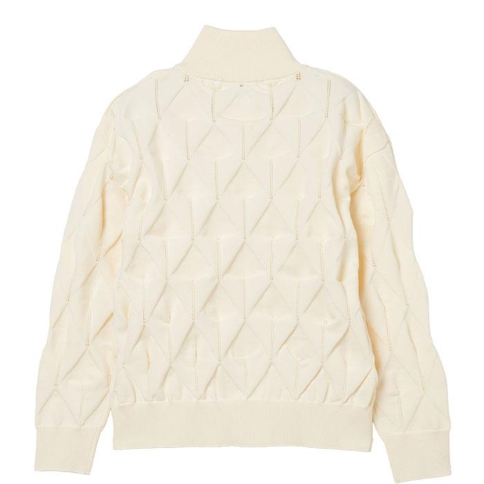 VIVA HEART（ビバハート） レディース ゴルフ 3Dアーガイル フルジップ