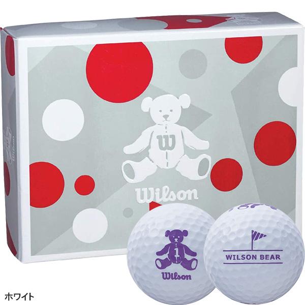 WILSON BEAR レディース ウィルソン ベアー 4 ゴルフボール 1ダース