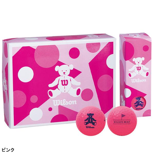WILSON BEAR レディース ウィルソン ベアー 4 ゴルフボール 1ダース