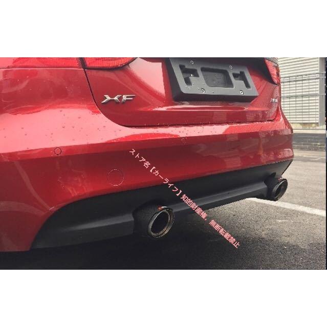 JAGUAR（ジャガー） JAGUAR XF 対応 マフラーカッター 高品質 カーボン 
