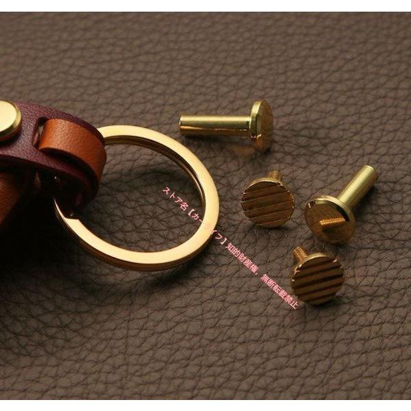 レクサス LEXUS RX/GS/IS/NX/LX用 手作り本革キーケース スマートキーカバー（オレンジ(FEU)の画像