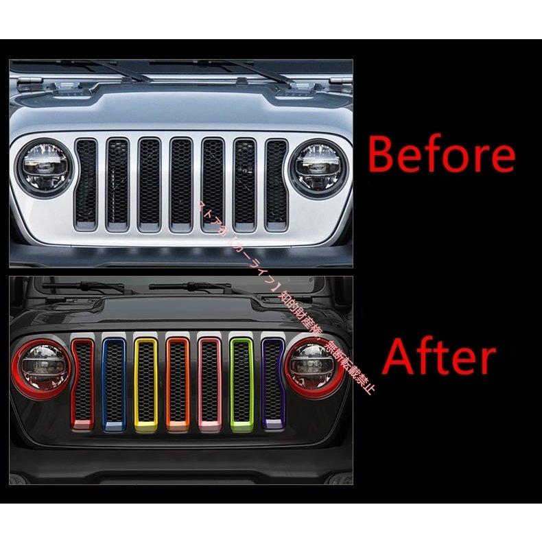 Jeep（ジープ） ラングラー 4代目 JL用 フロントラジエータグリル
