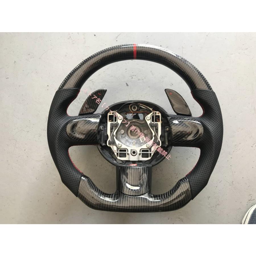 ミニクーパーs ステアリング MINI（ミニ） BMW MINIクーパーS R60 DBA-ZC16 ハンドルリアルカーボン