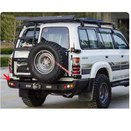 トヨタ（TOYOTA） ランドクルーザー LC80 3色 LED付き リアバンパー