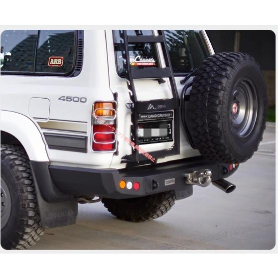 トヨタ（TOYOTA） ランドクルーザー LC80 3色 LED付き リアバンパー