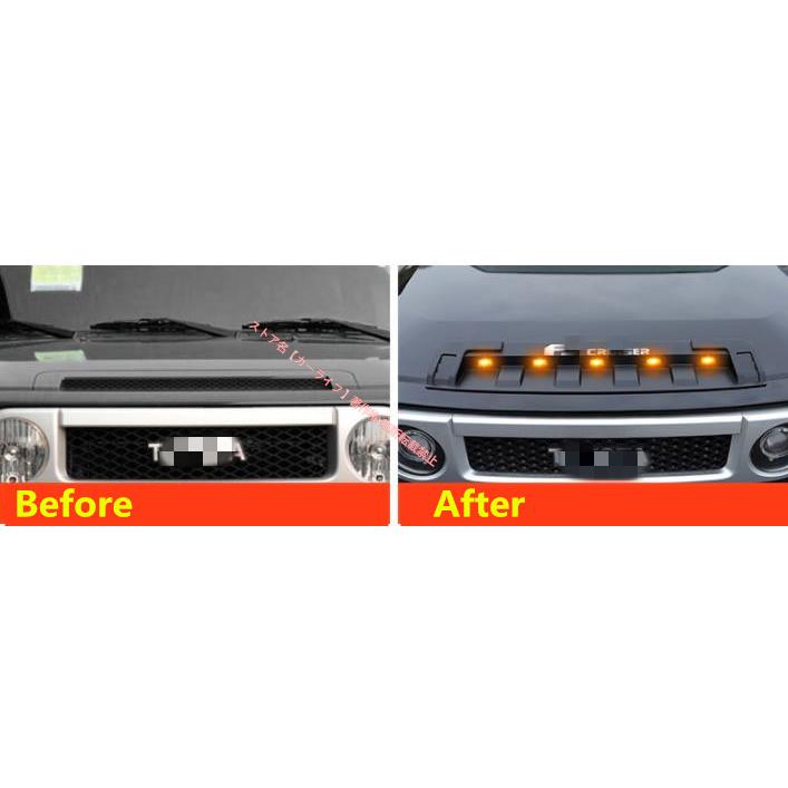 トヨタ（TOYOTA） TOYOTA FJクルーザー GSJ15W型 LED付き ボンネット